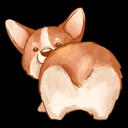 Corgi from behind